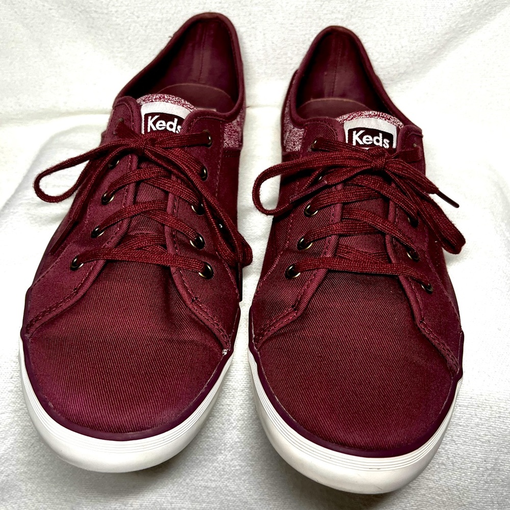 Women’s Burgundy Keds size 11